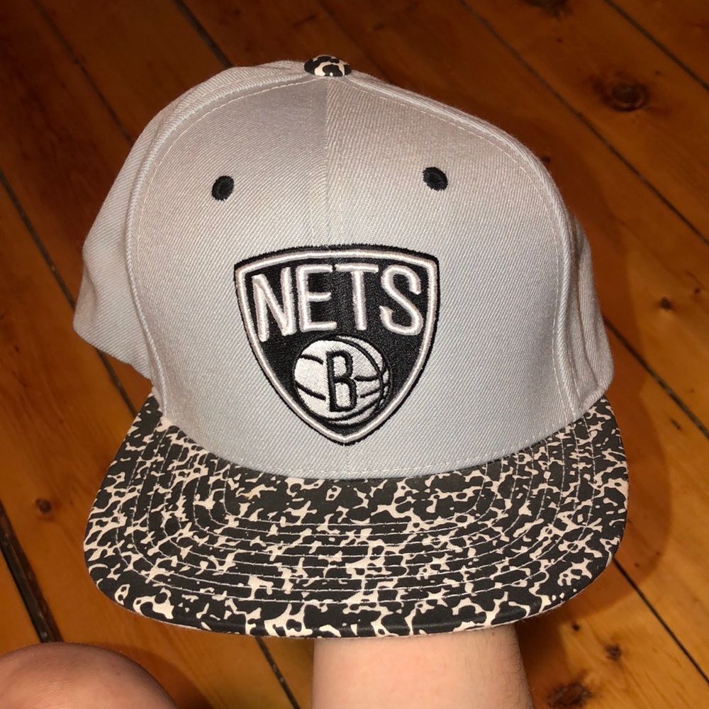Brooklyn Nets Flat Brim Hat